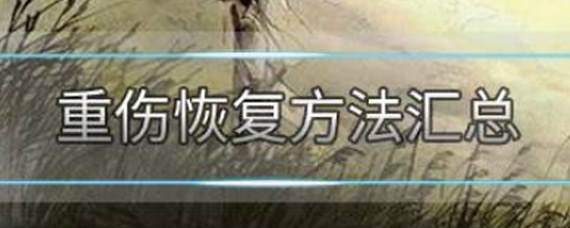 烟雨江湖重伤后如何快速回复 重伤恢复方法汇总