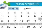 2015春运火车票12月7日开售 预售期时间介绍