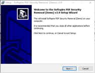 SoftSpire PDF Security Removal(PDF密码删除)v3.9 官方版