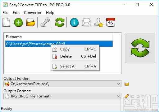 Easy2Convert TIFF to JPG PRO(TIFF转JPEG工具)