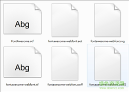 fontawesome字体下载