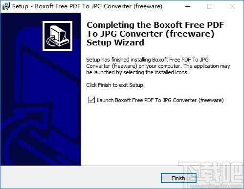 Boxoft PDF To JPG Converter(PDF转换器)