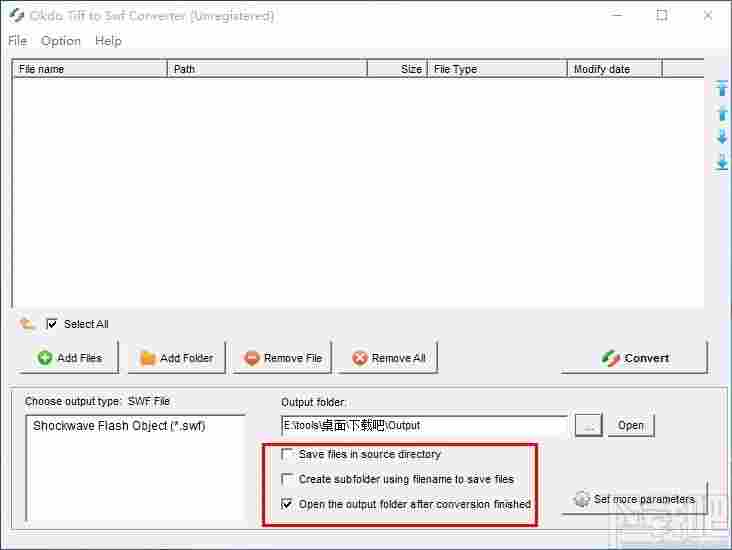 Okdo Tiff to Swf Converter(Tiff图像转Swf工具)