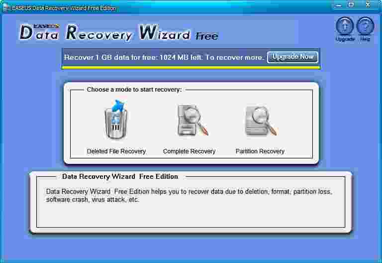 Easeus Data Recovery Wizard v6.0 免费版