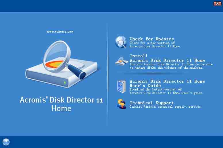 acronis disk 11最新版
