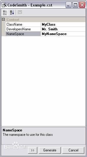 CodeSmith(代码生成工具) v3.1.6.594 完美版