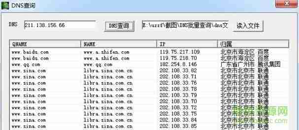 DNS批量解析工具