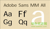 adobe sans mm.ttf