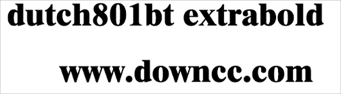 dutch801bt extrabold