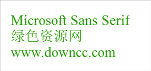 ms sans serif字体