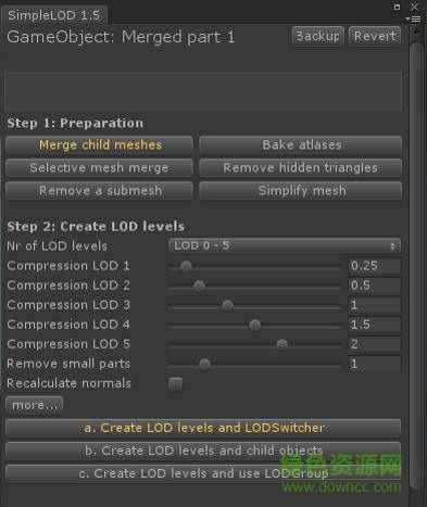 simple lod1.6插件