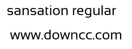 sansation regular字体