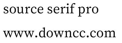 source serif pro