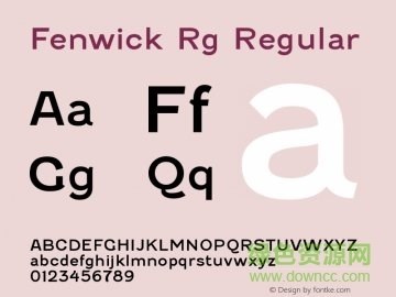 fenwick字体ttf