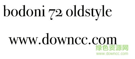 bodoni 72 oldstyle