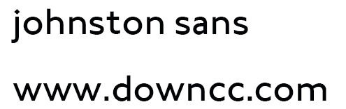 johnston字体