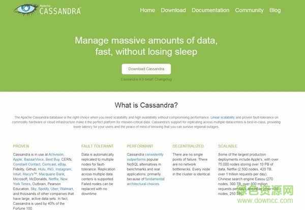 apache cassandra分布式数据库下载