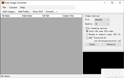 Free Image Converter(图片大小修改软件)