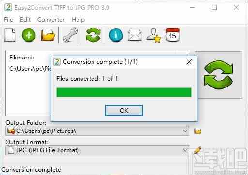 Easy2Convert TIFF to JPG PRO(TIFF转JPEG工具)