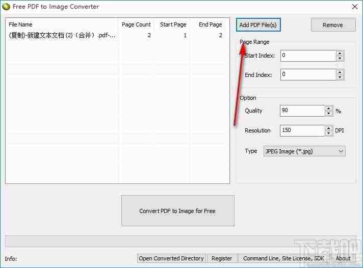 Free PDF to Image Converter(免费PDF到图像转换器)