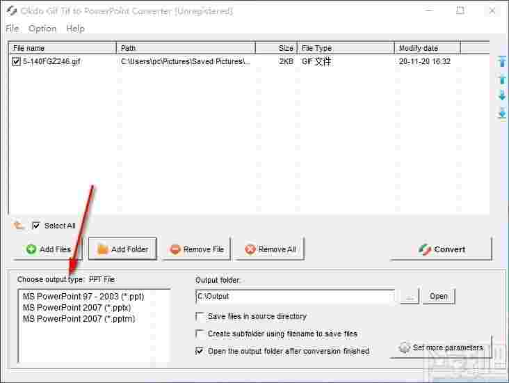 Okdo Gif Tif to PowerPoint Converter(Gif/Tif转PPT软件)