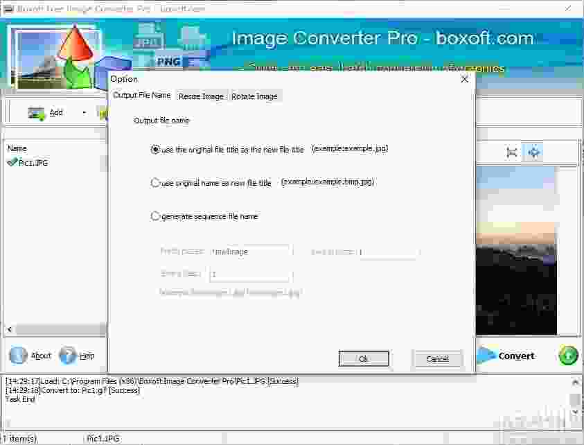 Boxoft Free Image Converter(图像转换器)