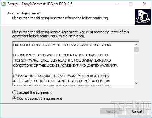 Easy2Convert JPG to PSD(JPG转PSD图片转换器)