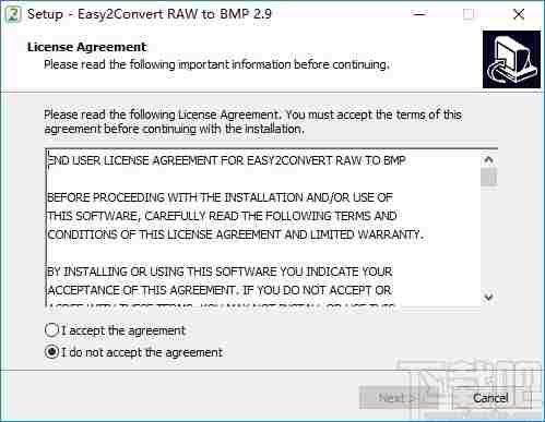 Easy2Convert RAW to BMP(图像格式转换软件)