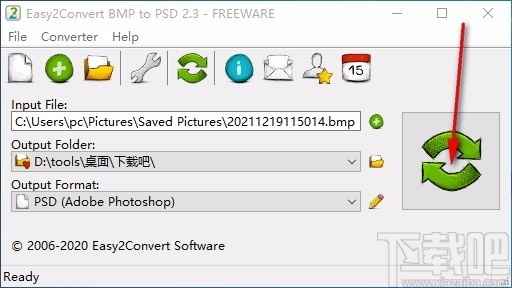 Easy2Convert BMP to PSD(BMP转PSD图片转换器)