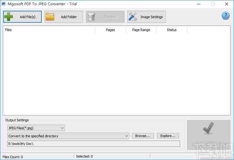 Mgosoft PDF To JPEG Converter(PDF转JPEG软件)