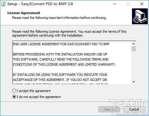 Easy2Convert PSD to BMP(图片格式转换工具)