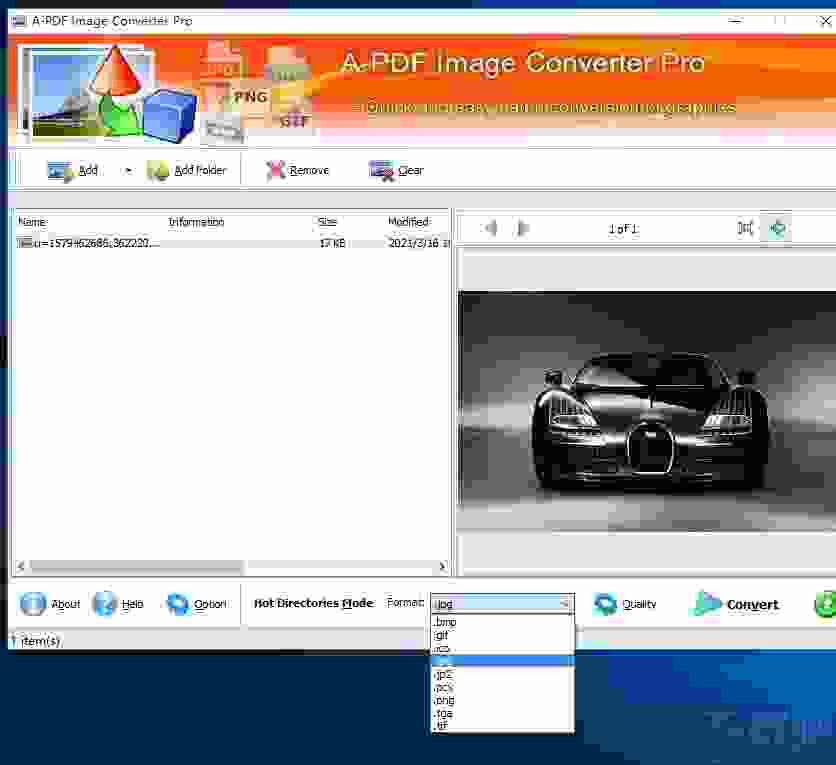 A-PDF Image Converter Pro(图片批量转换器)