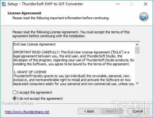 ThunderSoft SWF to GIF Converter(SWF转GIF)