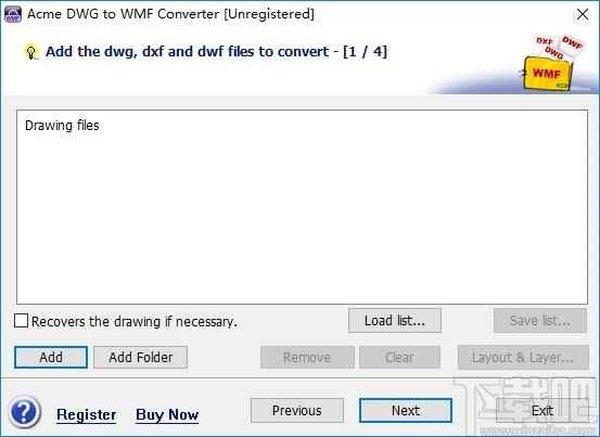 Acme DWG to WMF Converter(DWG转WMF工具)