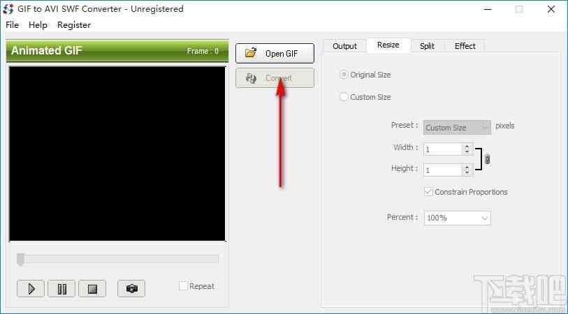 GIF to AVI SWF Converter(GIF转AVI/SWF格式转换器)