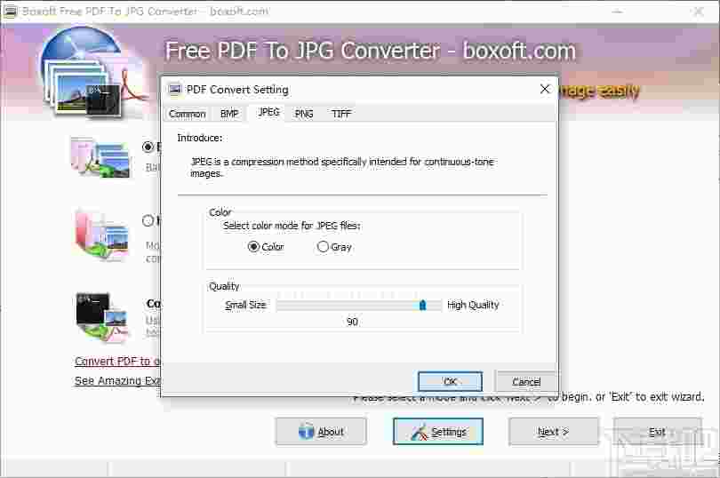 Boxoft PDF To JPG Converter(PDF转换器)