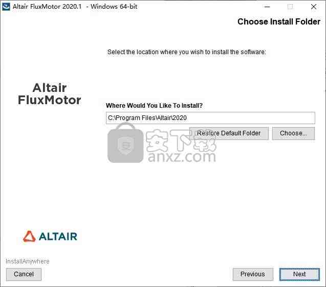 Altair FluxMotor 2020.1.0 x64破解版(旋转电机设计)