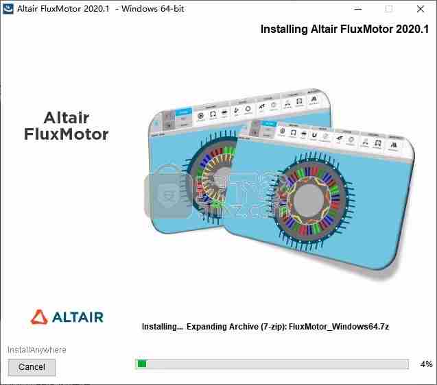 Altair FluxMotor 2020.1.0 x64破解版(旋转电机设计)