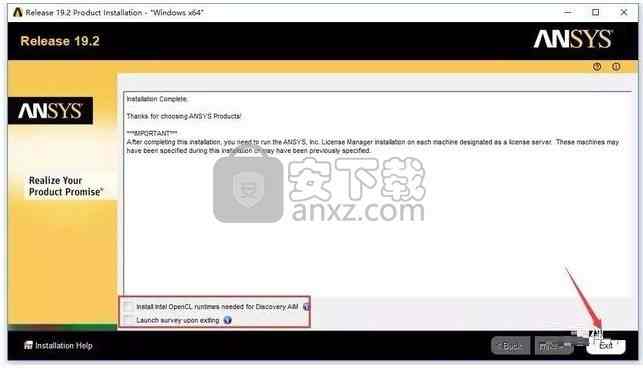 ansys products 19.2 64位破解版