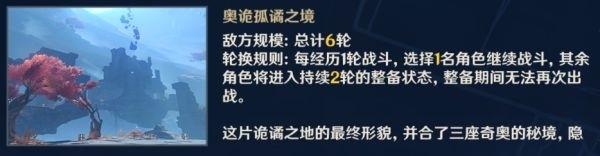 《原神》奥诡孤谲之境试用角色搭配攻略汇总