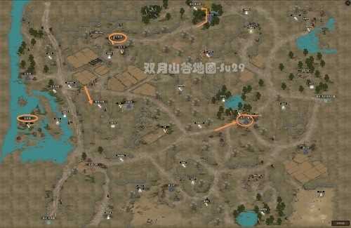 部落与弯刀手游双月山谷地图一览2022