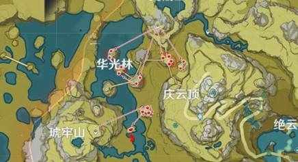 《原神》2.7琉璃袋采集路线图大全