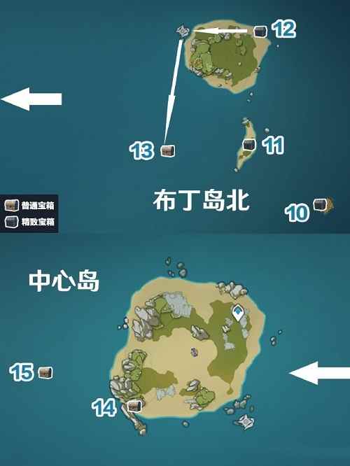 原神海岛限时宝箱全收集路线图攻略