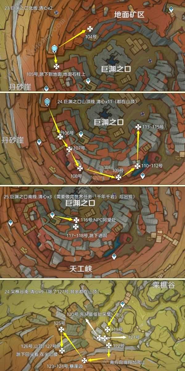 原神4.3版清心采集路线攻略 4.3版清心采集路线是什么[多图]图片8