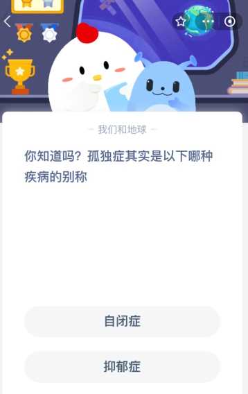 你知道吗?孤独症其实是以下哪种疾病的别称？