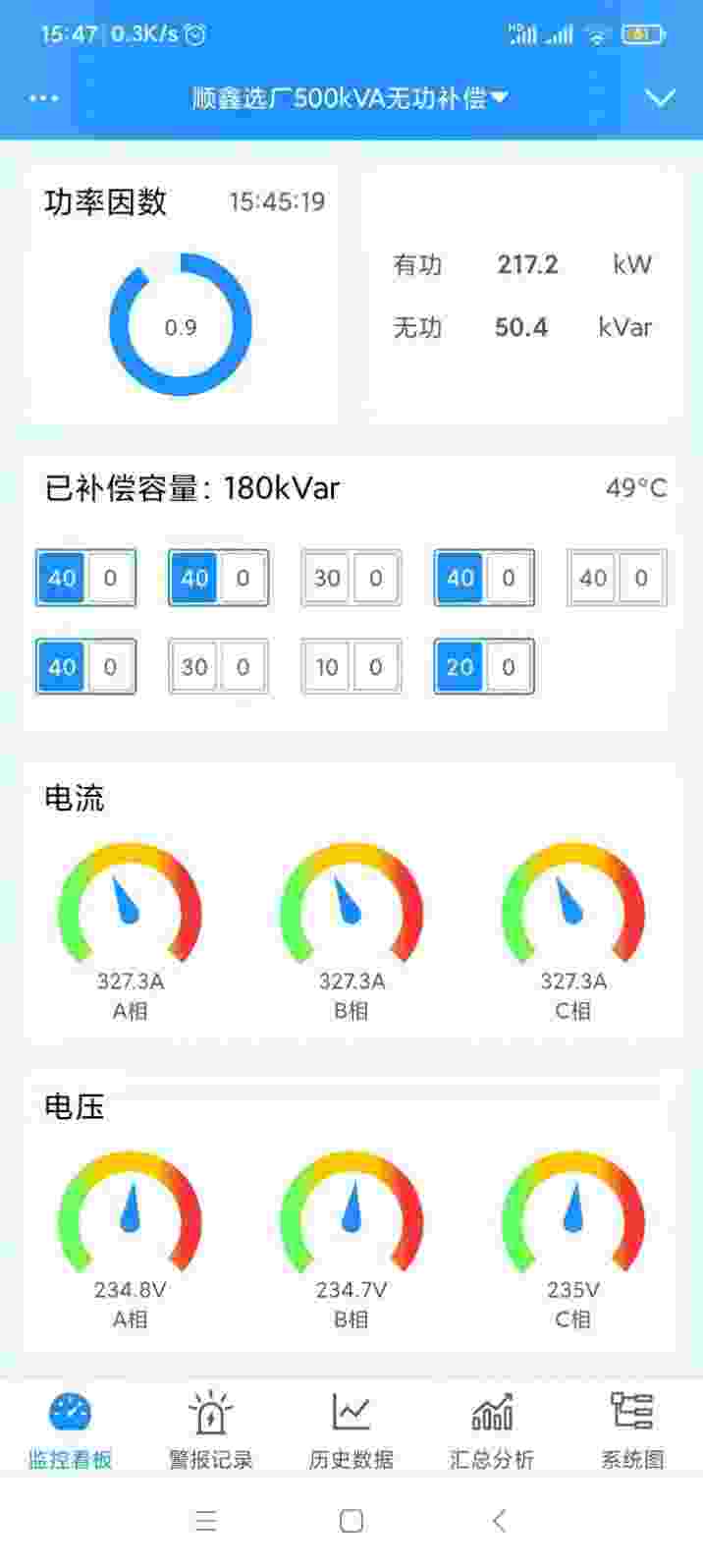 智慧无功补偿办公