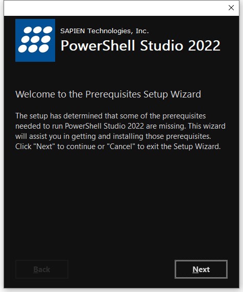 SAPIEN PowerShell Studio