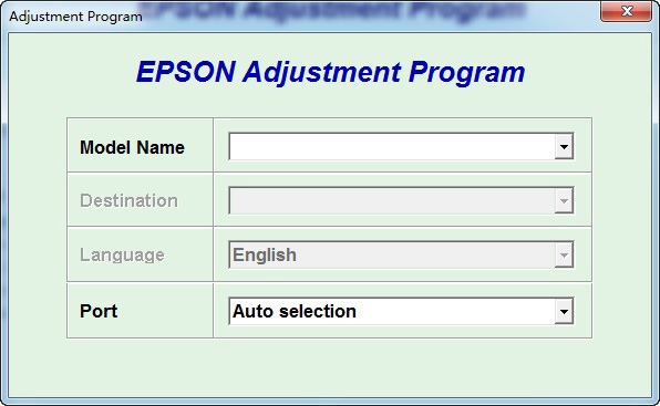 EPSON废墨清零软件