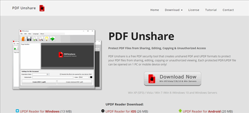 PDF Unshare