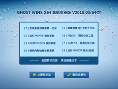 GHOST WIN8 X64 装机专业版 V2018.03(64位)